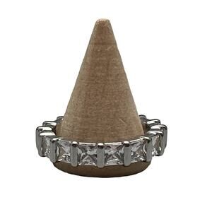 Bomb Party Candyland Unicorn Diamond Cubic Zirconia Rhodium Plating Size 10 Ring